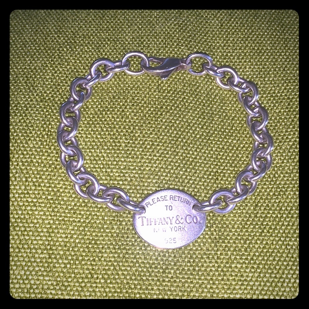 Tiffany & Co. Oval Tag Bracelet